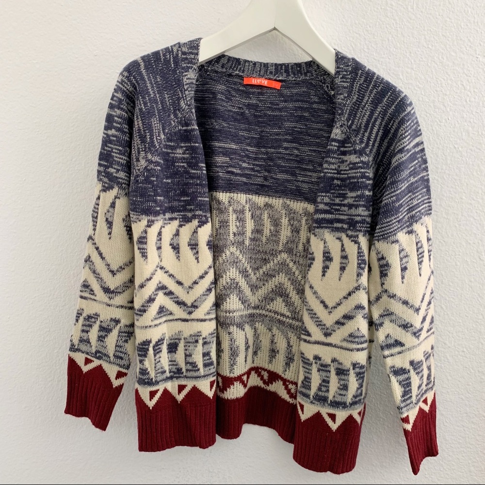 Llove | Knit Open Cardigan Sweater